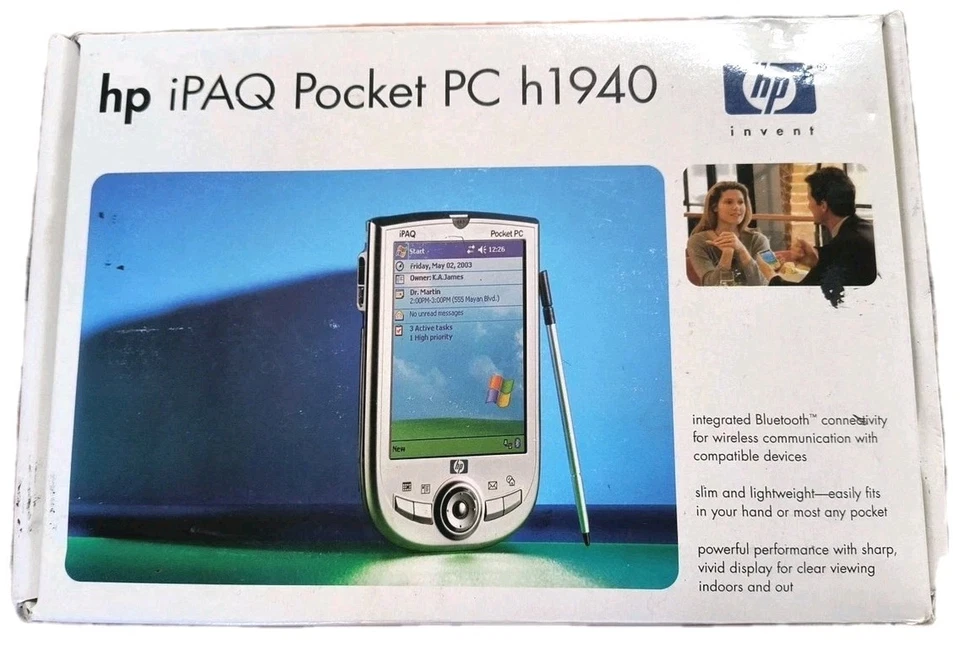 hp iPAQ Pocket PC h1940 Samsung Processor Bluetooth 64MB RAM 3.5" Displ Complete - Image 2 of 4