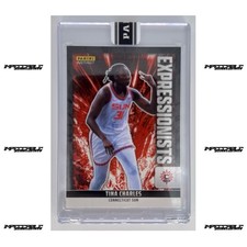 2025 Panini Instant WNBA - Black #EXP-16 Tina Charles 1/1 Expressionists