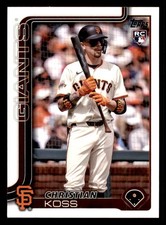 2025 Topps Update #US174 Christian Koss San Francisco Giants RC