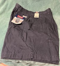 Vtg 42 Wrangler Hero Originals Comfort Waist Side Elastic Shorts, Navy Blue, New