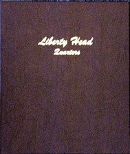 Dansco 7130 US Liberty Head Barber Quarters Coin Album 1892-1916 New Folder Book