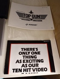 Nintendo NES PAL TOP GUN AND SECOND MISSION BOXED VGC