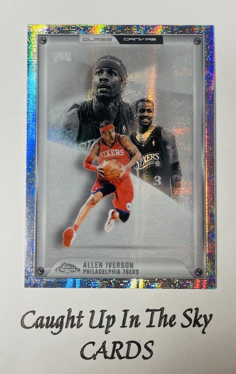 2025-2026 Topps Chrome Basketball Allen Iverson “Glass Canvas” SSP