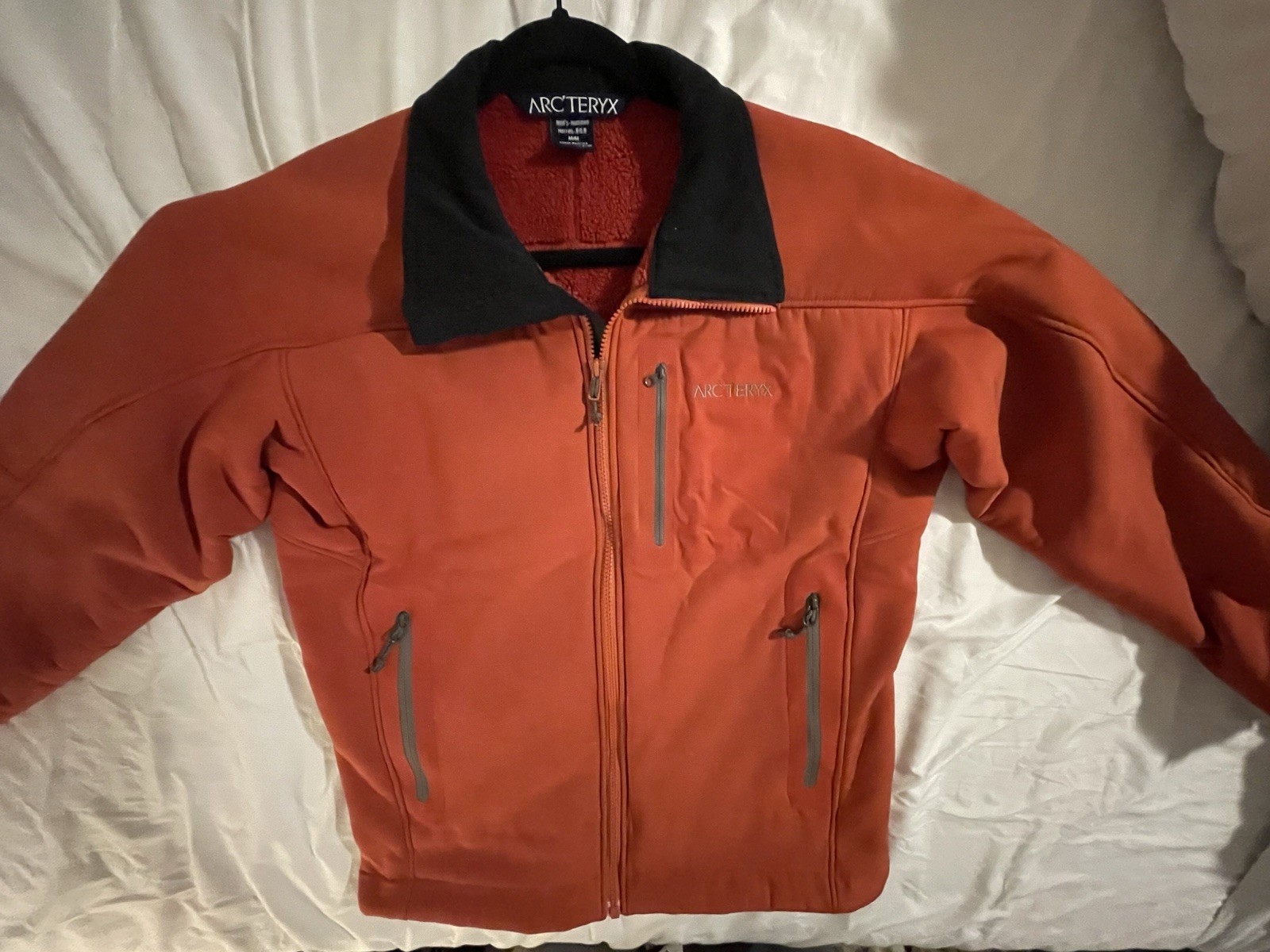 Pile Arc'teryx Polartec uomo arancione Cayenne full zip taglia media