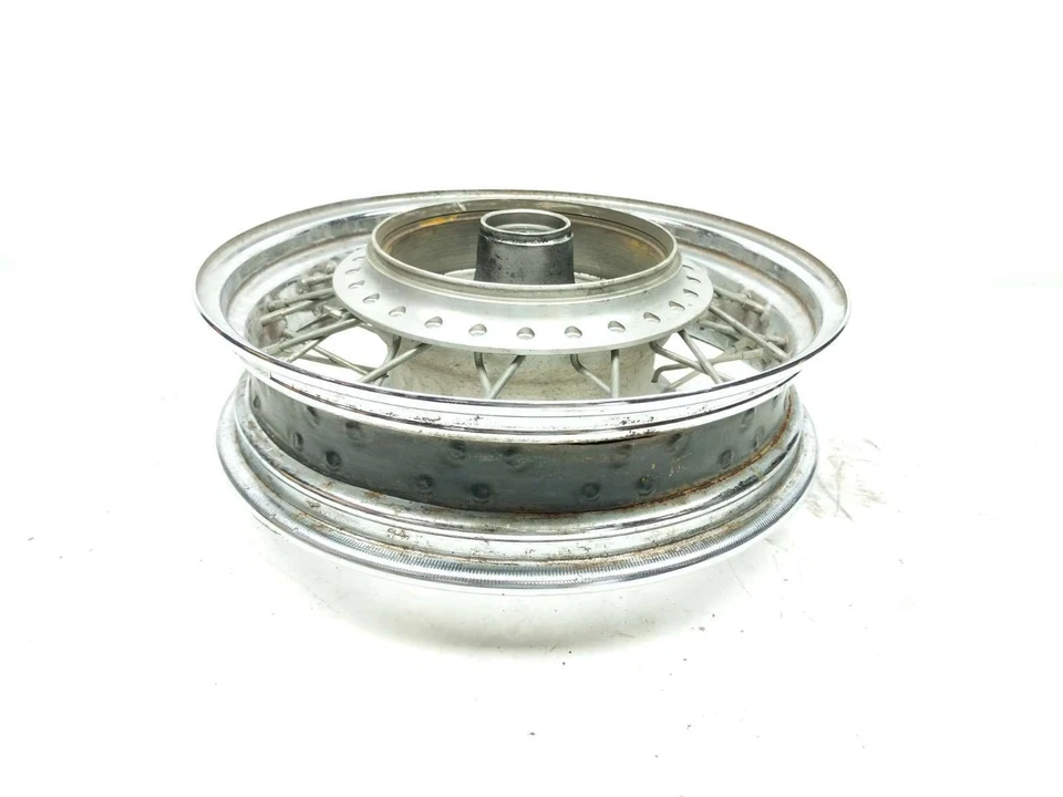 03 Honda Shadow Spirit VT750 Rear Wheel Rim STRAIGHT 15" - Image 4 of 4