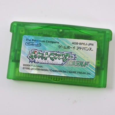 Gameboy Advance Pokemon Smaragd mit Furubita Kaizu nur Cartridge Nintendo 0119