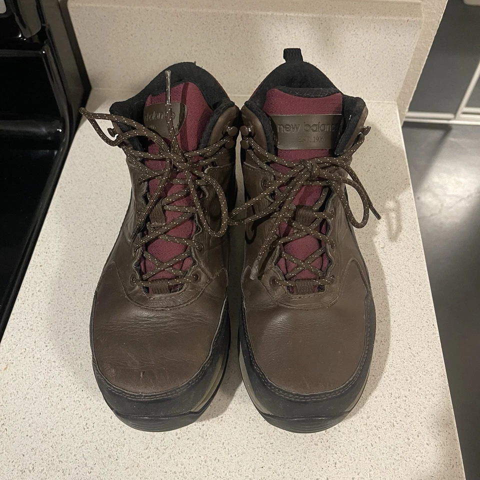 New Balance 1400 Botas Mujer 8.5D Cuero Marrón Impermeables Senderismo Aire Libre Foto 4 de 4