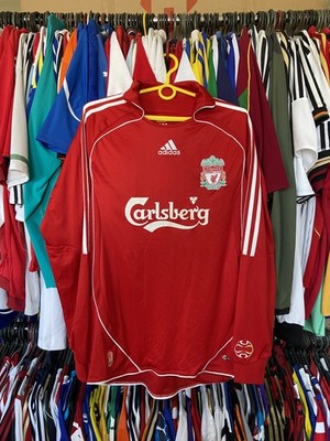 LIVERPOOL 2006 2007 HOME SHIRT JERSEY ADIDAS 053326 sz M MEN #8