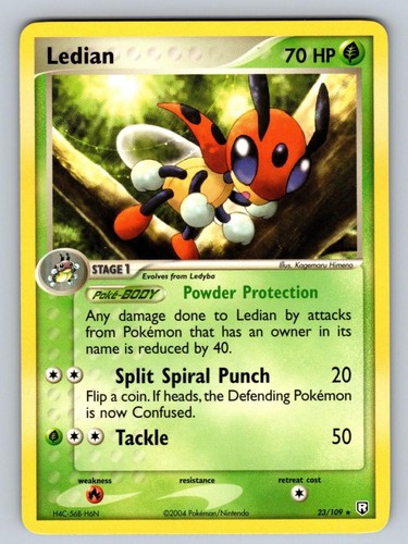 Ledian 23/109 NM/M Team Rocket Returns R Pokemon T02043
