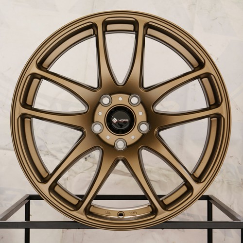One 18x8.5 Vors TR4 5x114.3 35 Bronze Wheel Rim 73.1 - Picture 2 of 6