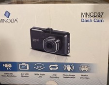 Minolta MNCD37 Full HD 1080P Wide Angle Car Dashboard Camera, Brand New