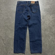 VTG Levis 501 Jeans Mens 34x29 Blue Straight Made in USA 90s Dark Wash Denim