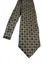 Vintage GEOFFREY BEENE Long 3.75 X 64 Inch Silk Necktie, Extra Long, XL Big Tall