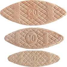 Image of Trend 100pcs Beechwood Joining Biscuits Variety Pack (No. 0, 10, 20) for