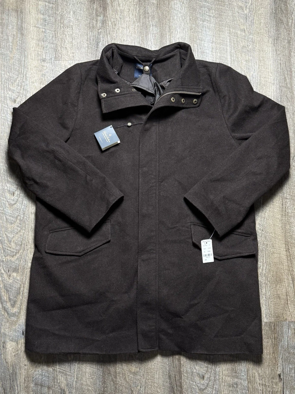 NWT Brooks Brothers Wool Traveler Jacket Large 2in1 Vest Loro Piana Storm System