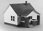HO 1-Story House w/Side Porch