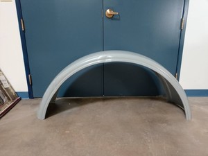 DAMAGED Peterbilt 379 Aluminum Fender - Driver Side