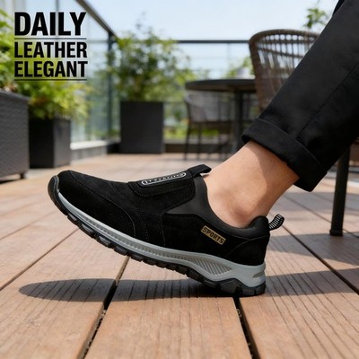 Men's Loafer Slip On Shoes Casual Walking Sneakers Lightweight Athletic Outdoor