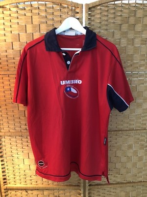 Iván Zamorano Seleccion Chile Jersey size Large Umbro season 2000 #9 Vintage