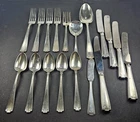 13pc 438g Gorham Etruscan Sterling Silver Flatware Lot - plus 5 Knives