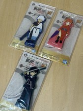 Gintama 20th Exhibition Ichiban Kuji Prize H Rubber Stand Set of 3