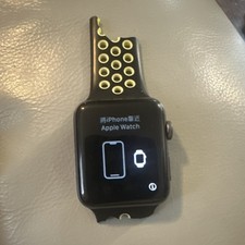 Apple Watch Series 3 42mm GPS Space Gray Working Factory Reset Tested WORKS 