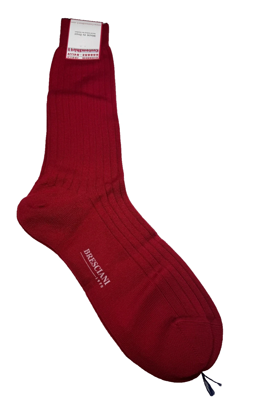 Bresciani 1970/ Alexander Joelle Italian Luxury 100% Lana Wool Mens Socks NWT