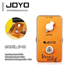 JOYO Vintage Phase Effect Pedal Re-Creates Classic Sounds of 70's -True Bypass