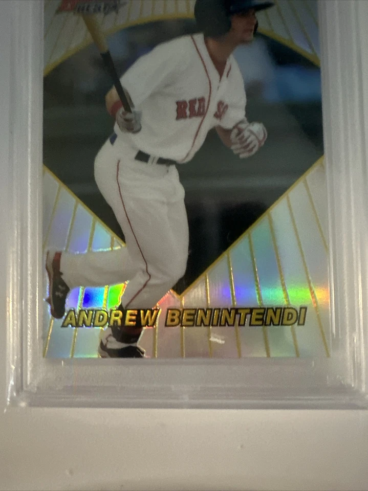 Bowman’s Best Andrew Benintendi 2016 #AB 1996 retro RC PSA 10 Red Sox White Sox Foto 2 de 4
