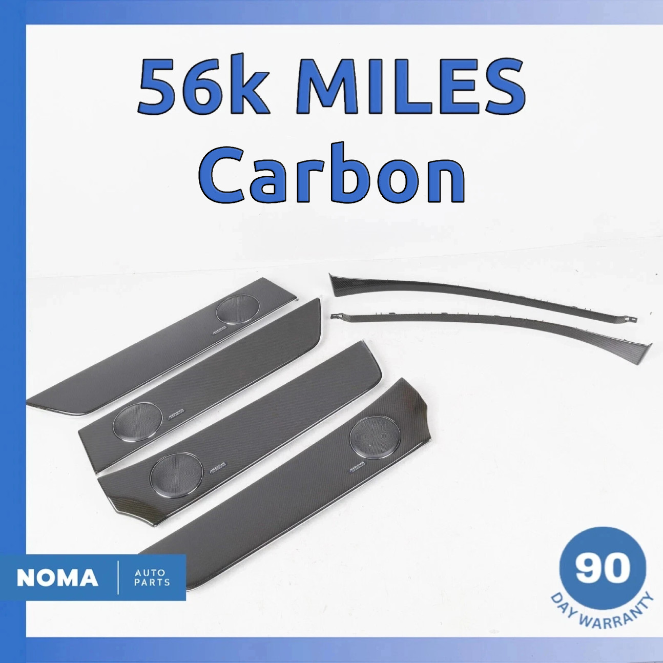 10-19 Jaguar X351 XJ SWB Dash Dashboard & Door Molding Trim Set Carbon OEM 56k