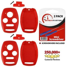 2 For 2003 2004 2005 2006 2007 2008 Honda Accord Remote Key Fob Uncut Shell Case