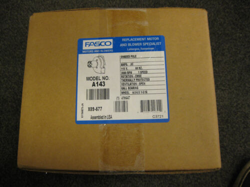 Fasco A143 Furnace Motor Blower