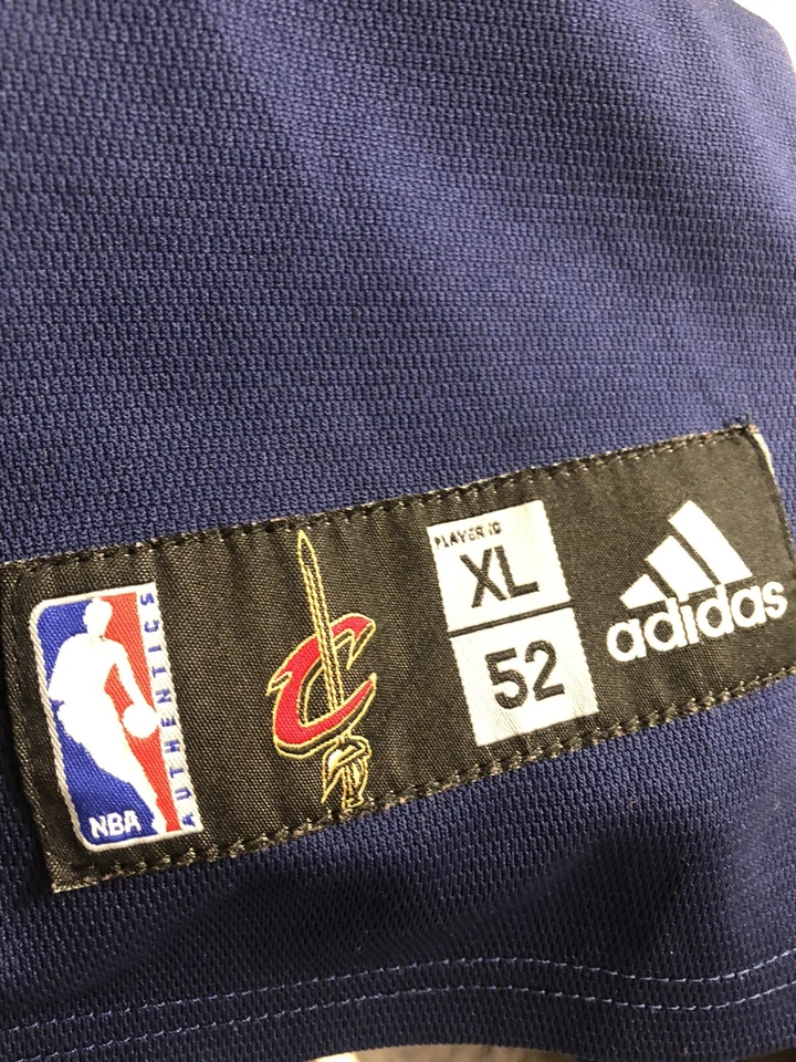 adidas LeBron James Cleveland Cavaliers NBA Jersey XXL 52 Authentic Blue - Image 3 of 4