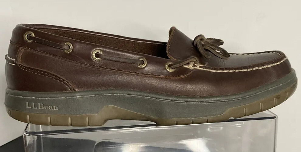 LL Bean Shoes Mens Size 8.5 Medium Moccasin Loafer Slip On OKY5404