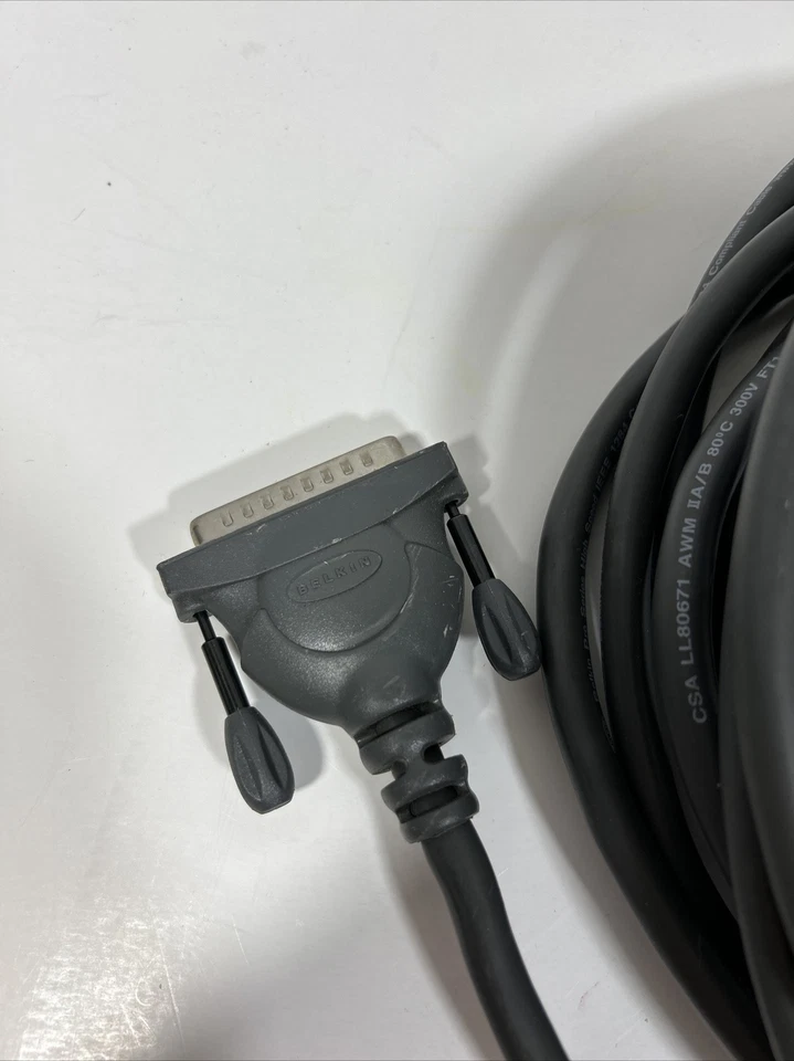 CABLE COMPATIBLE 20' BELKIN SERIE PRO ALTA VELOCIDAD IEEE1284 AWM E101344-C 20276 Foto 3 de 4