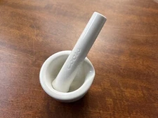 Coors Tek 60311 Small Glazed Porcelain Mortar and Pestle