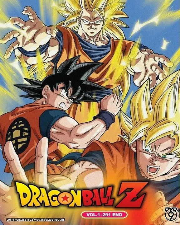 ANIME, DRAGON BALL Z, Episodes 1-291+1, English Dubbed, 29 DVD, 5 BOXES