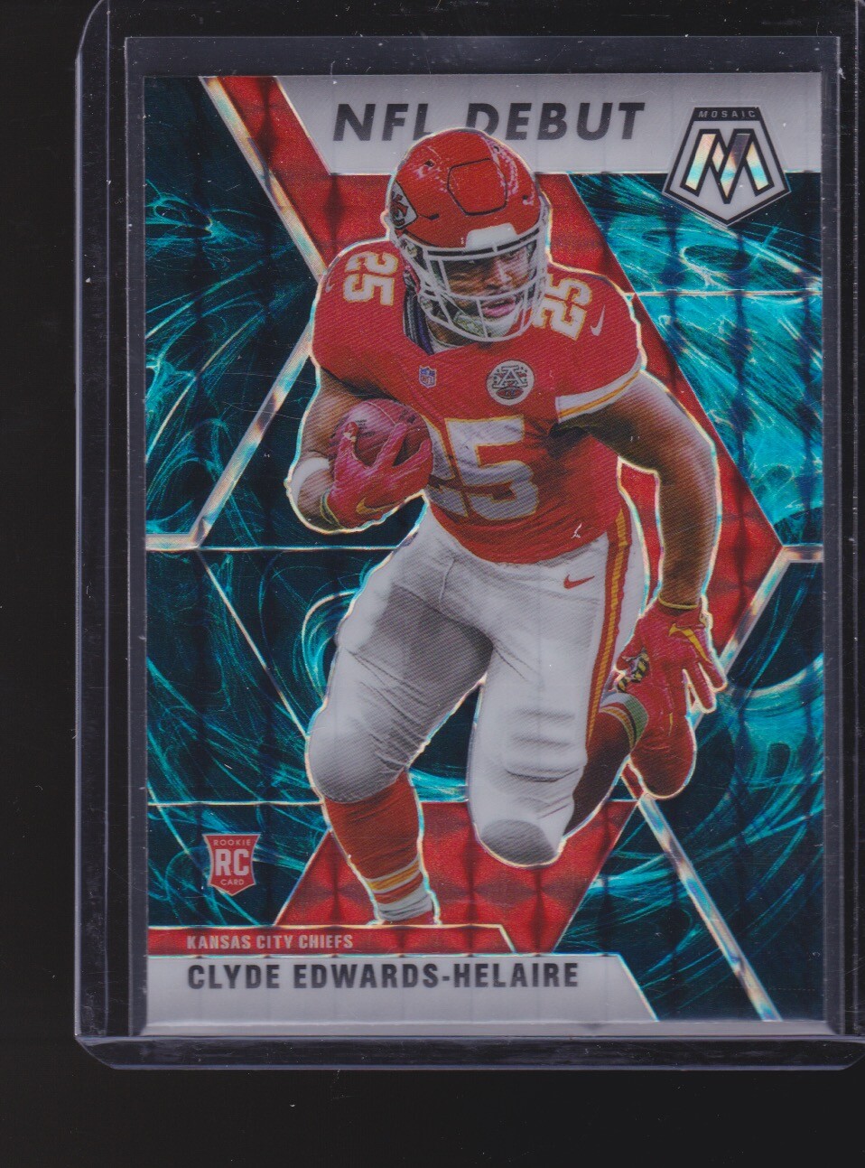 2020 Panini Mosaic Mosaic Genesis #266 Clyde Edwards-Helaire DEBUT