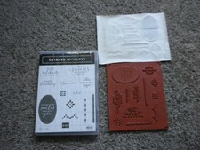 Stampin' Up Cling Mount Set Detailed with Love RETIRED