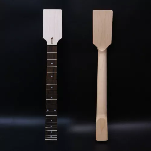 24inch Guitar Neck 22fret Maple Rosewood Fretboard Dot Inlay Paddle Head Bolt On