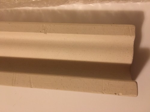 Menge 4 Rookwood Keramik Krone Beatrice Formteil Alba Elfenbein glänzend Borte 10" - Bild 4 von 4