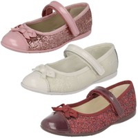 Girls Clarks Glittery Shoes Dance Spark Girls Clarks Glittery Shoes Dance Spark