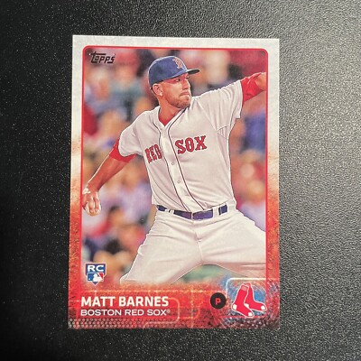 2015 Topps Matt Barnes RC #335 Red Sox B2