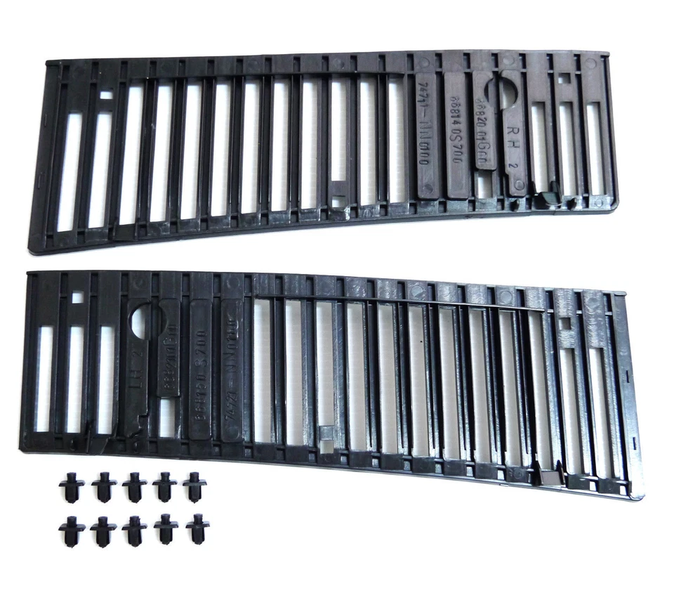 REJILLA DE CAPÓ LIMPIAPARABRISAS ACABADO APTA PARA CAMIÓN NISSAN 1986-1997 CARROCERÍA DURA HUSTLER D21 CAMIÓN Foto 2 de 4