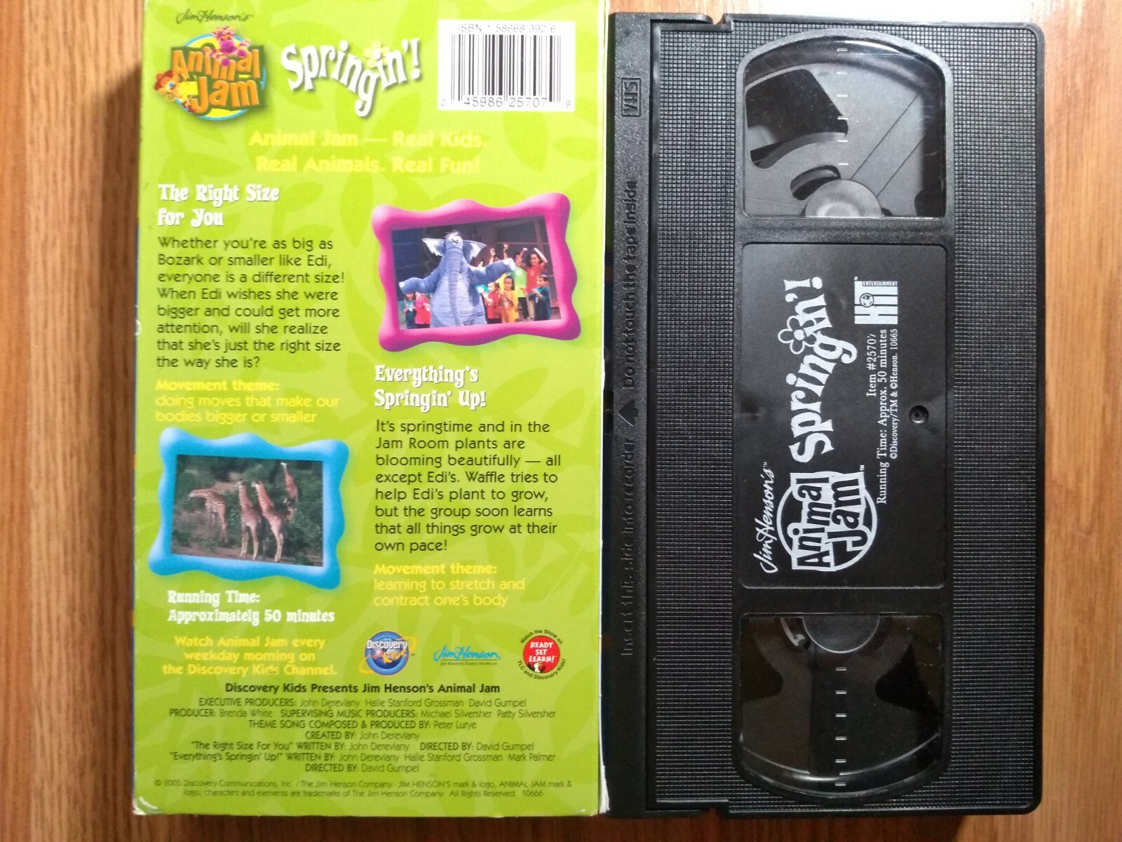 Jim Henson's Animal Jam Springin'! RARE Discovery Kids Channel Video 2005 VHS 45986257079 eBay