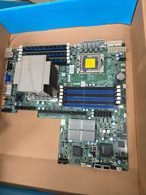 SuperMicro X8DTU-F Board LGA 1366 1x Intel E5520 CPU 12GB DDR3 ( USED )