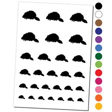 Porcupine Solid Temporary Tattoo Water Resistant Fake Body Art Set Collection