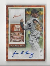 2015 Contenders Prospect Ticket Cracked Ice Jarlin Garcia AUTOGRAPH Marlins /23 