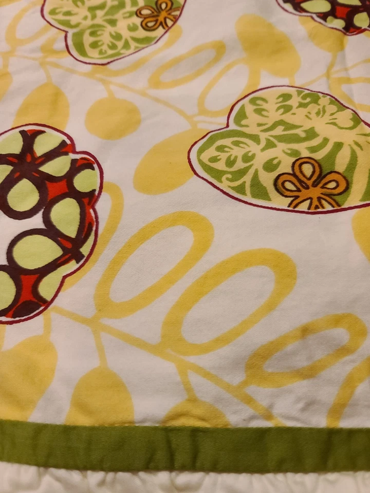 Anthropologie NUEVO CON ETIQUETAS Flor Membrillo Euro Cuadrado Almohada Falsa Multicolor Floral Foto 4 de 4