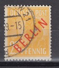 Berlin Mi-Nr. 27 (25 Pf. Rotaufdruck) gestempelt (4)